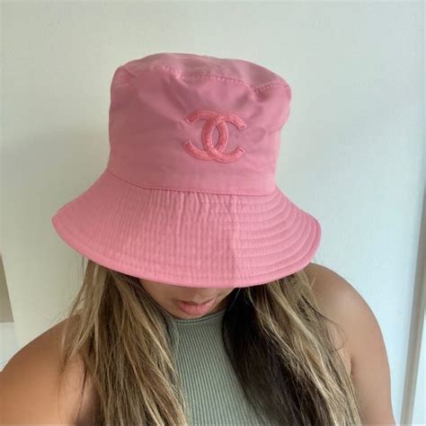 chanel bucket hat|vintage Chanel hat.